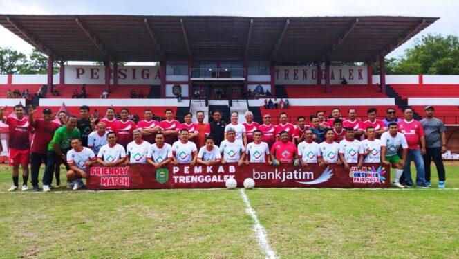 Hujan Gol! Dua Gol Mas Ipin Selamatkan Pemkab Trenggalek dari Kekalahan