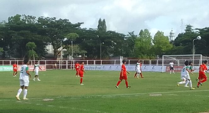 
Cukup Seri Lawan Naga Emas Asri, Persiga Trenggalek Juara Grup D Leg 1