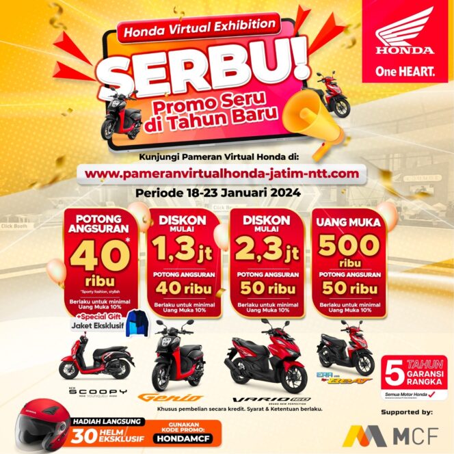 
5 Langkah Mudah Akses Pameran Virtual Honda