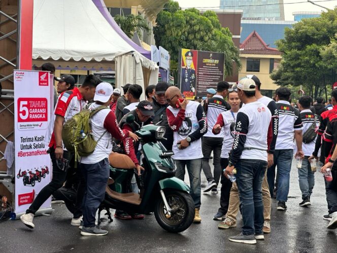 
400 Bikers Honda Hadiri Gebyar Keselamatan Berkendara 2024