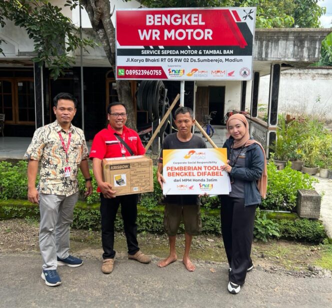 
Sinergi Bagi Negeri: MPM Honda Jatim Terus Tambah Bengkel Motor Binaan Milik Disabilitas