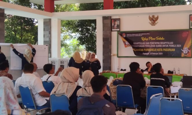 
Rekapitulasi Penghitungan Suara Pemilu 2024 di Kecamatan Purworejo Diwarnai Protes