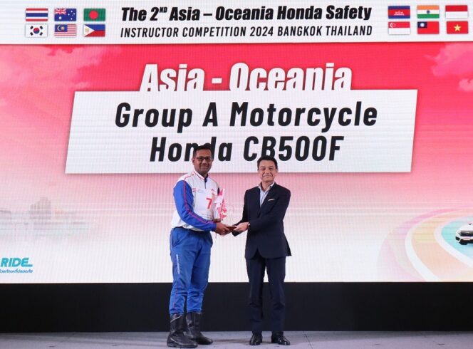 
Instruktur Safety Riding MPM Honda Juara di Asia-Oceania Honda Safety Instructor Competition 2024