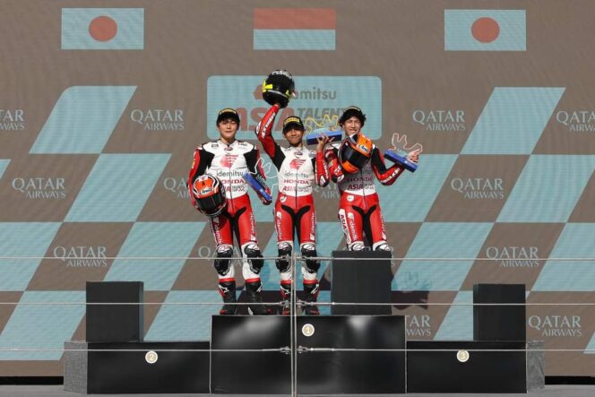 
Raih Podium Tertinggi, Pebalap Astra Honda Lanjutkan Kejayaan di Asia Talent Cup Qatar