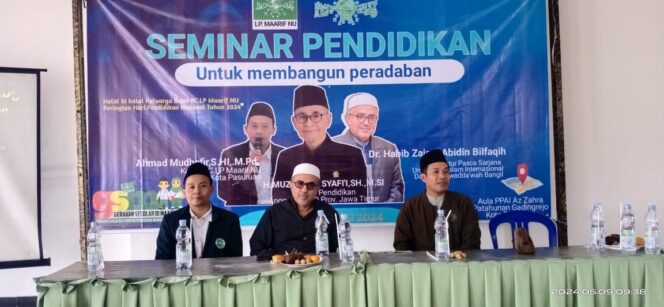 
PC LP Ma’arif NU Kota Pasuruan Gelar Seminar Pendidikan