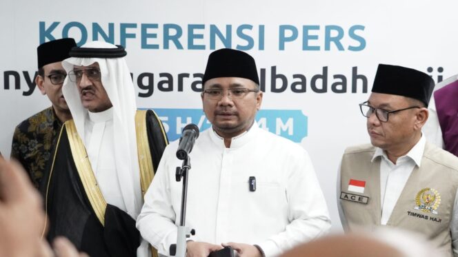 
Menag Apresiasi Pemerintah Saudi Tambah Layanan Fast Track Jemaah Haji