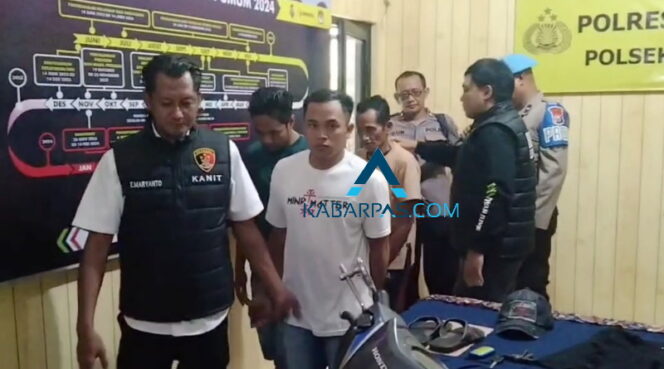 
2 Maling dan 1 Penadah Motor Hasil Curian di Pasuruan Diciduk