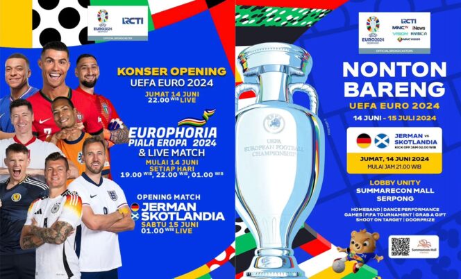 
Rasakan EUROPHORIA Pesta Sepak Bola Eropa Terbesar yaitu EURO 2024, hanya di RCTI!
