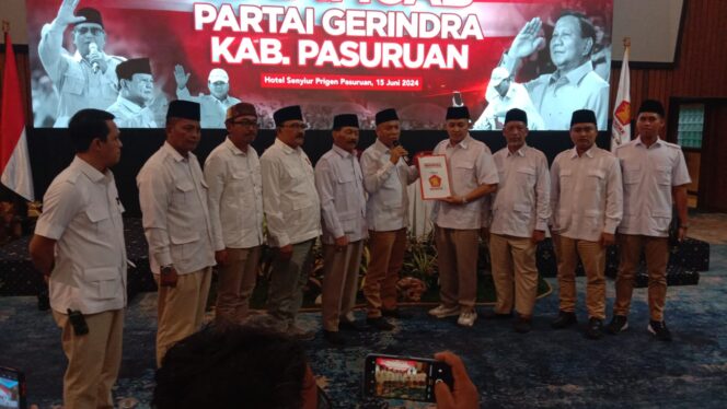 
Hasil Rapimcab Gerindra Sepakat Usulkan Rusdi Sutejo sebagai Cabup di Pilkada Pasuruan 2024