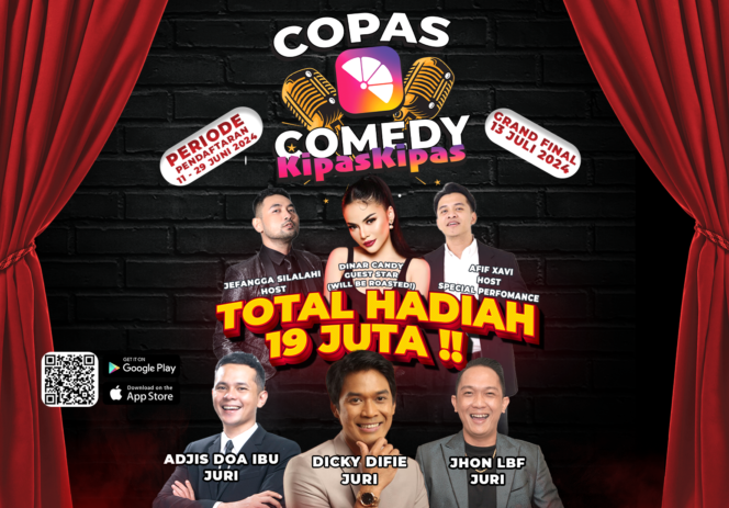 
Ikut Kompetisi StandUp Comedy KipasKipas (COPAS) Sekarang!!!