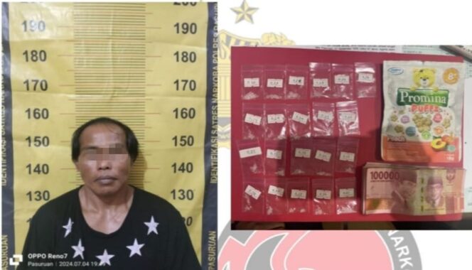 Di Rumah Pengedar Ini Polisi Temukan 5,4 gram Sabu – sabu Siap Diedarkan