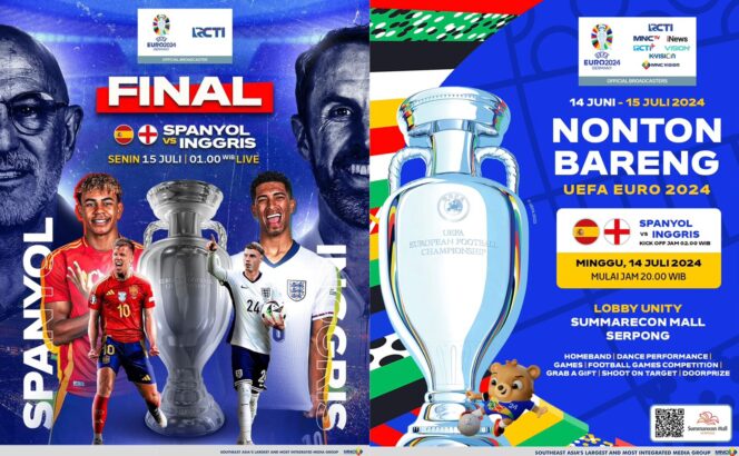 
Final UEFA EURO 2024 antara Spanyol dan Inggris memanas! RCTI Hadirkan Nonton Bareng di Serpong