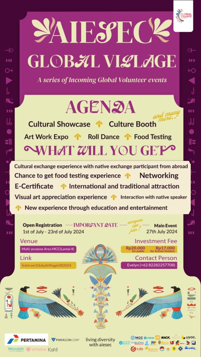 
AIESEC Global Village 2024 Hadir kembali di Malang!