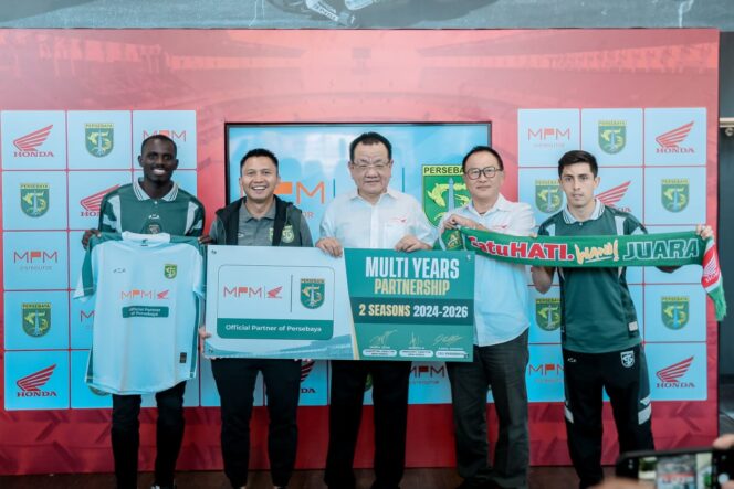 
MPM Honda Jatim Perpanjang Sponsorship dengan Persebaya hingga 2 Musim