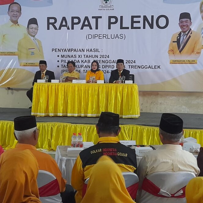 
Golkar Trenggalek Gelar Pleno Diperluas, Begini Hasilnya