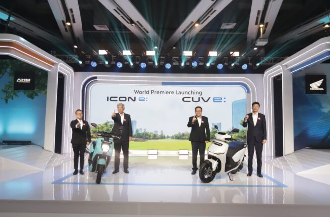 
Wujud Komitmen Elektrifikasi, AHM Luncurkan Honda ICON e: dan CUV e: