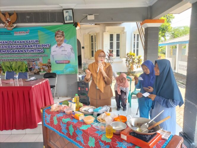 
Cegah Stunting, Diperta Berikan Pelatihan Olahan Sayur dan Bahan Praktek PMT