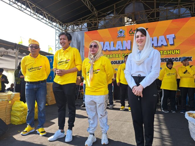 Rangkaian HUT ke-60 Golkar Trenggalek : Syukuran hingga Gelar Jalan Santai