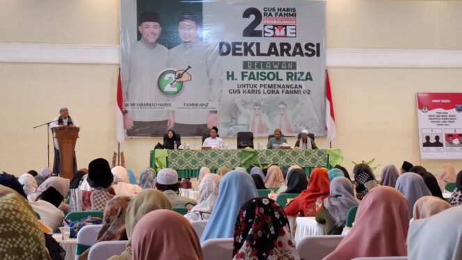 
Pendukung Faisol Riza Deklarasi Siap Menangkan Gus Haris – Ra Fahmi di Pilkada 2024