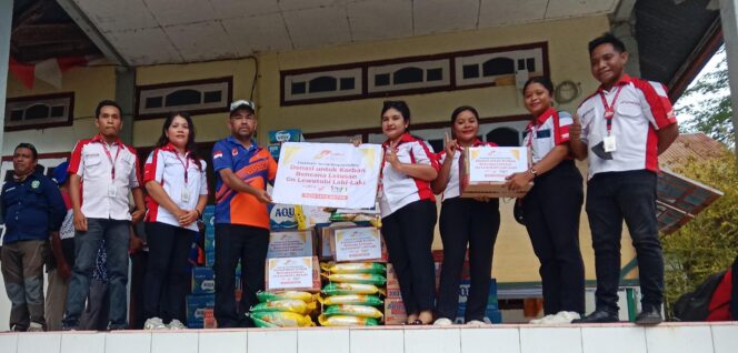 
MPM Honda Jatim Salurkan Bantuan untuk Korban Erupsi Gunung Lewotobi