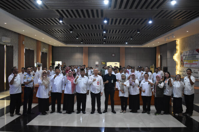 
Pemkab Trenggalek Adakan Sosialisasi dan Desk, Target Cakupan Kepesertaan BPJS Ketenagakerjaan Tinggi 