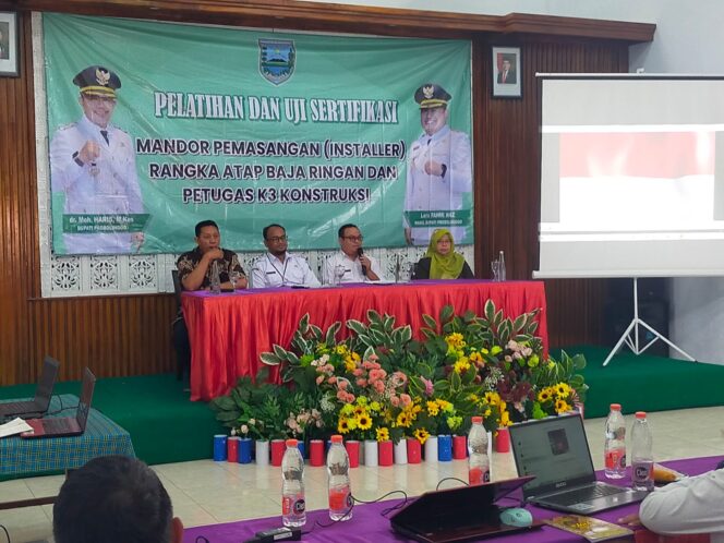 
DPUPR Berikan Pelatihan dan Uji Sertifikasi Jabatan Kerja Petugas K3
