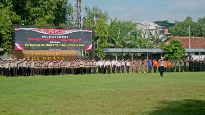 
Siap Amankan Mudik, Polres Madiun Terjunkan 515 Personil Gabungan
