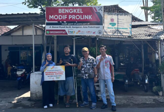 
MPM Honda Jatim Dukung Bengkel Difabel Probolinggo Lewat Bantuan Modal dan Pelatihan