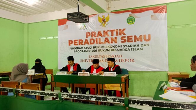 
Prodi Hukum Ekonomi Syariah dan Hukum Keluarga Islam UID Adakan Praktik Peradilan Semu Hukum Acara Perdata
