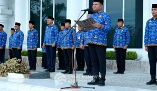 
Wakil Bupati Asahan Pimpin Upacara Hari Kesadaran Nasional