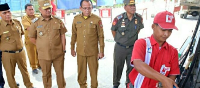 
Wabup Asahan Sidak BBM di SPBU Simpang Tanjung Alam 