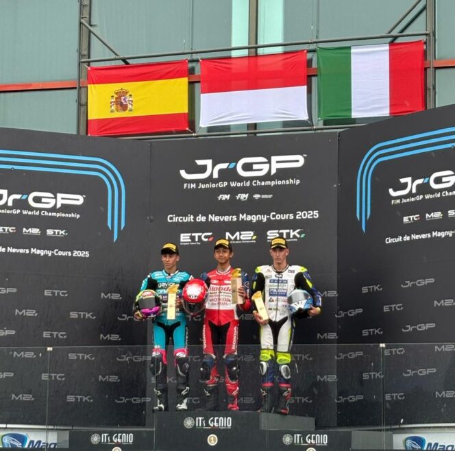 
Kembali Cetak Sejarah, Pebalap Binaan Astra Honda Juara di ETC Prancis