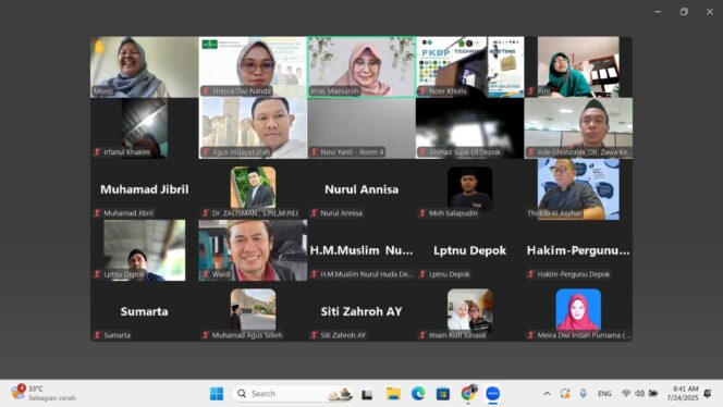 
LPTNU Kota Depok Selenggarakan Workshop Pemanfaatan AI dalam Penulisan Karya Ilmiah
