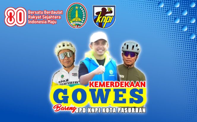 
Yuk! Ikut Gowes Kemerdekaan Bareng KNPI Kota Pasuruan, Hadiah Utama 1 Sepeda Motor Lho..