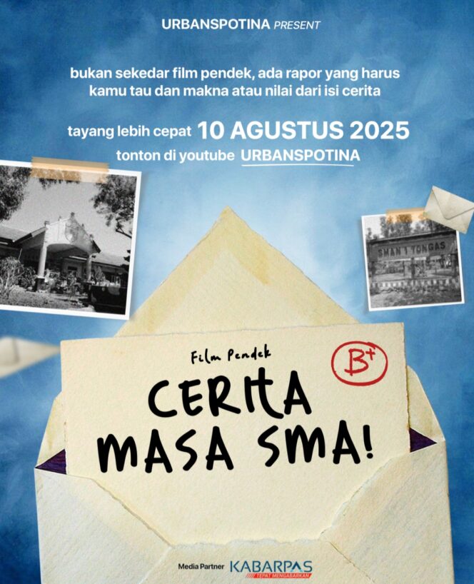 
Urbanspotina Berkolaborasi dengan SMAN 1 Togas Bakal Launching Film Pendek “Cerita Masa SMA”