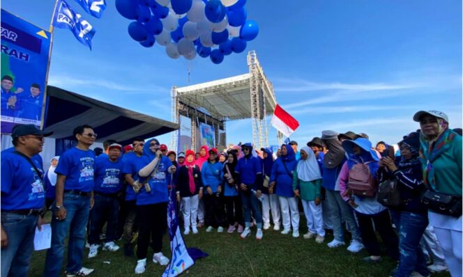 Milad ke-27, PAN Kabupaten Blitar Gelar Jalan Sehat, Pangan Murah dan Doa Bersama untuk Negeri