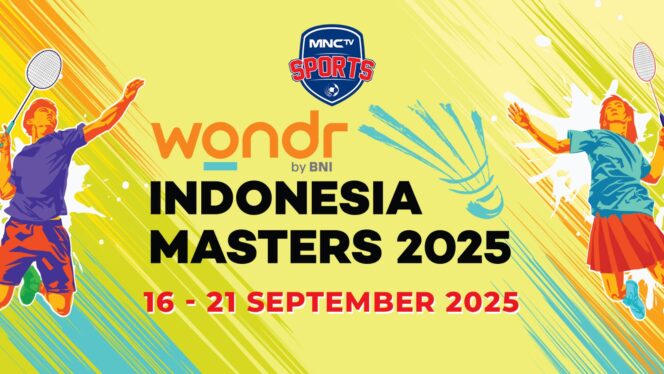 
Dukung Perjuangan Atlet Bulutangkis Putra dan Putri Indonesia di Turnamen Wondr Indonesia Masters 2025 di MNCTV