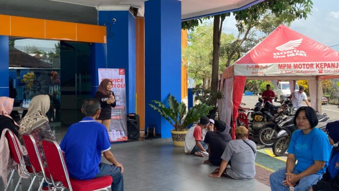 
MPM Honda Jatim Peduli Disabilitas, Gelar Service dan Ganti Oli Gratis di SMK Muhammadiyah 1 Kepanjen