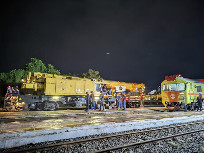 KAI Sampaikan Permohonan Maaf, Jalur KA Kedunggedeh Sudah Dapat Dilalui Normal Dua Arah