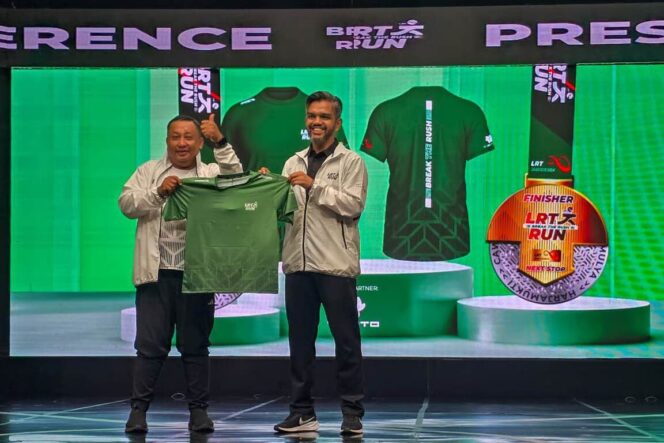 
LRT RUN BREAK THE RUSH, Cara Seru LRT Jabodebek Ajak Warga Bergerak dan Rayakan Hidup Sehat