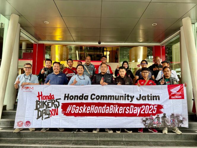
MPM Honda Jatim Lepas Perwakilan Bikers Menuju Honda Bikers Day 2025 di Garut