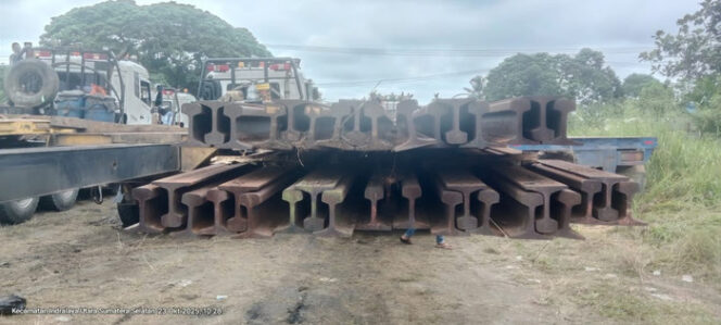 
KAI Logistik Distribusi 1.350 Ton Rel untuk Prasarana Perkeretaapian Nasional