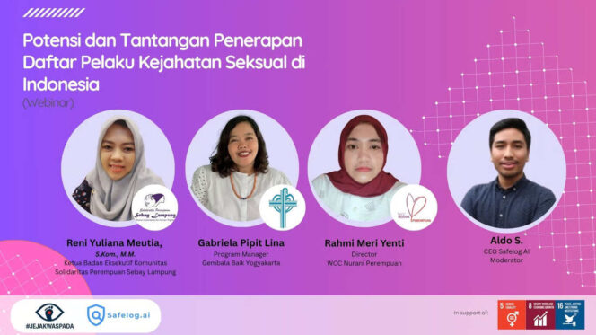 
Kasus Kekerasan Seksual Meningkat 100%, Safelog AI Dirikan #JejakWaspada