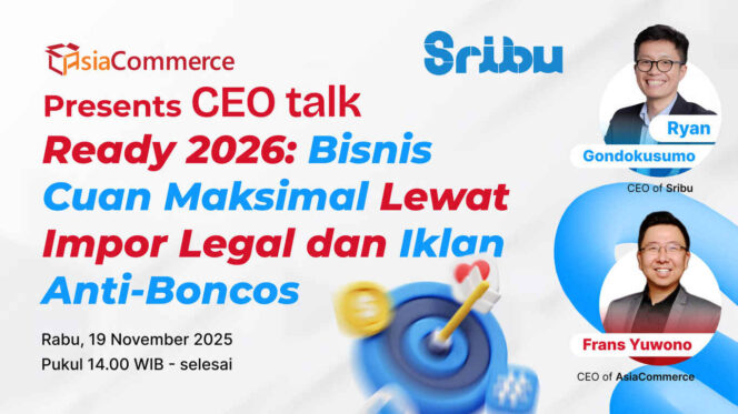 
Persaingan 2026 Makin Ketat, Sribu Hadirkan Webinar “Ready 2026” untuk Bantu Pelaku Usaha