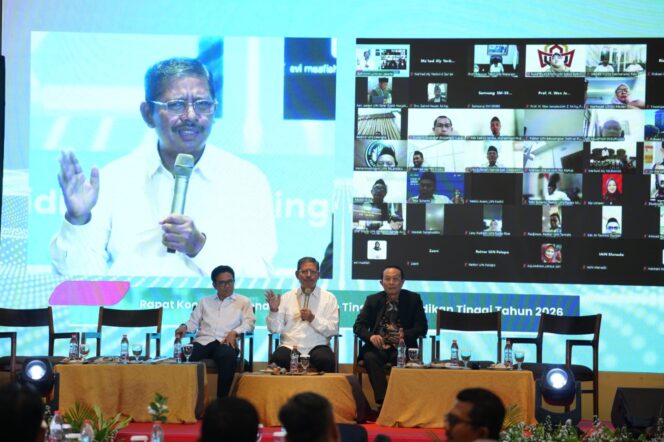 
Rakor Pendidikan Tinggi Keagamaan Islam Digelar Hybrit, Bahas Ma’hadisasi PTKI Mulai 2026 dan Strategi Peningkatan Mutu