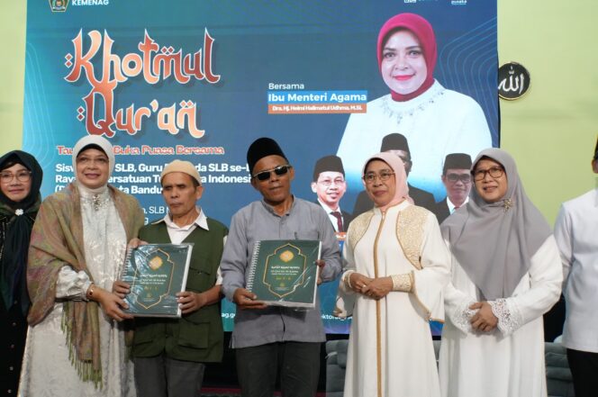 
Khotmul Qur’an Braille di Bandung, Bukti Pendidikan Islam Inklusif Terus Menguat